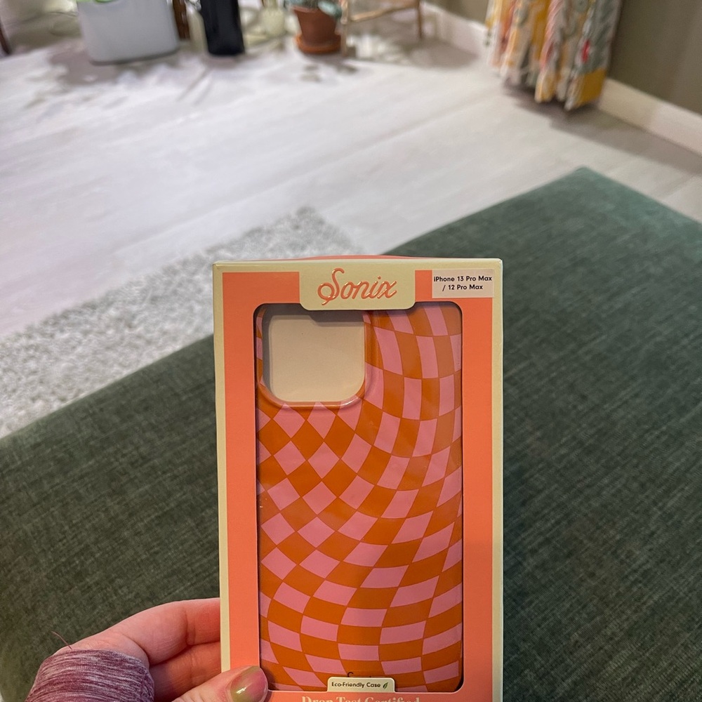 Sonix Pink Checkered iPhone 13 Pro Max Case